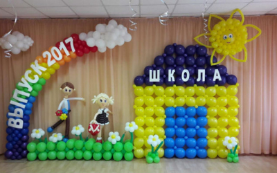 Оформление шарами для детей