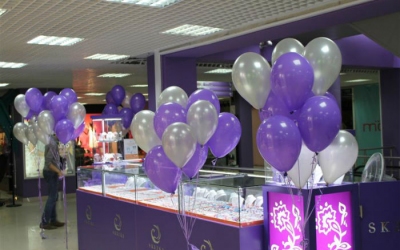 Воздушные шары оформление магазина