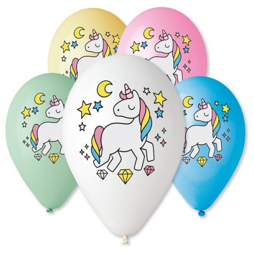 Шары гелиевые с единорогом