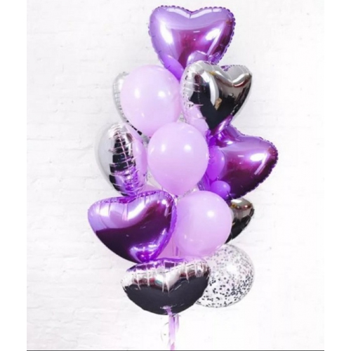 Гелиевые шары Сиреневое настроение