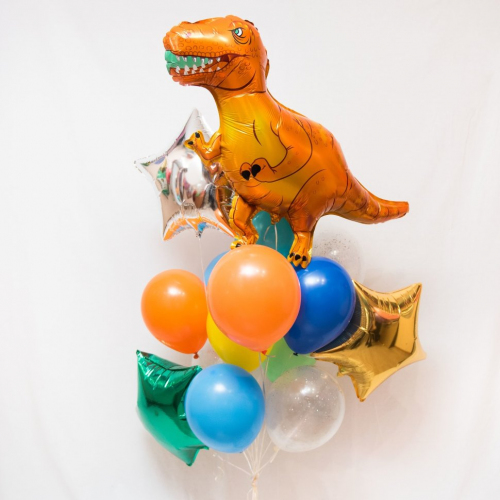 Шары гелиевые динозавр