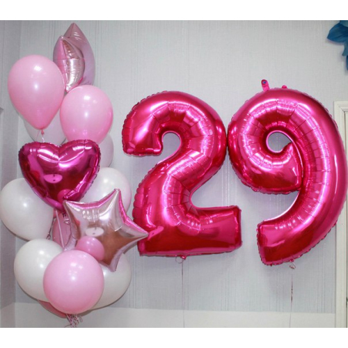 Шары с гелием цифры