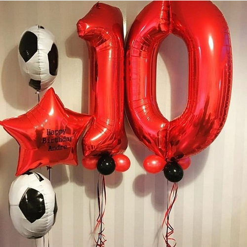 Воздушные шары цифры с гелием