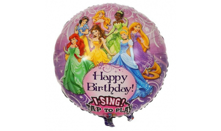 Поющий шар с гелием Принцессы