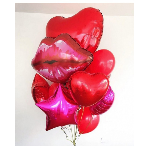 Гелиевые шары Поцелуй