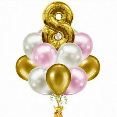 Гелиевые шары с 8 марта