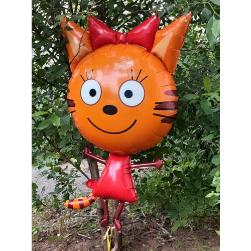 Фигурные шары три кота