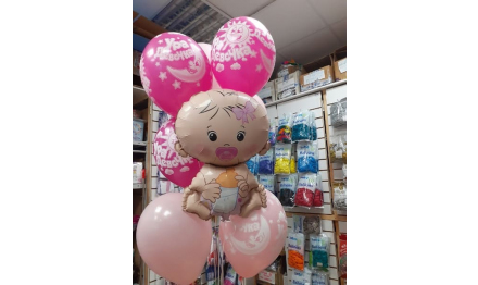 Воздушные шары на выписку из роддома